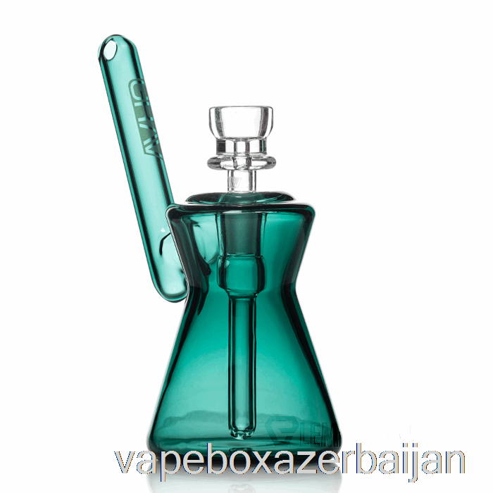 Vape Baku GRAV Hourglass Pocket Bubbler Lake Green